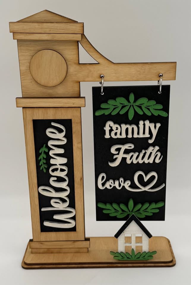 Insert Kit for Post Advent Calendar- Faith, Family, Love