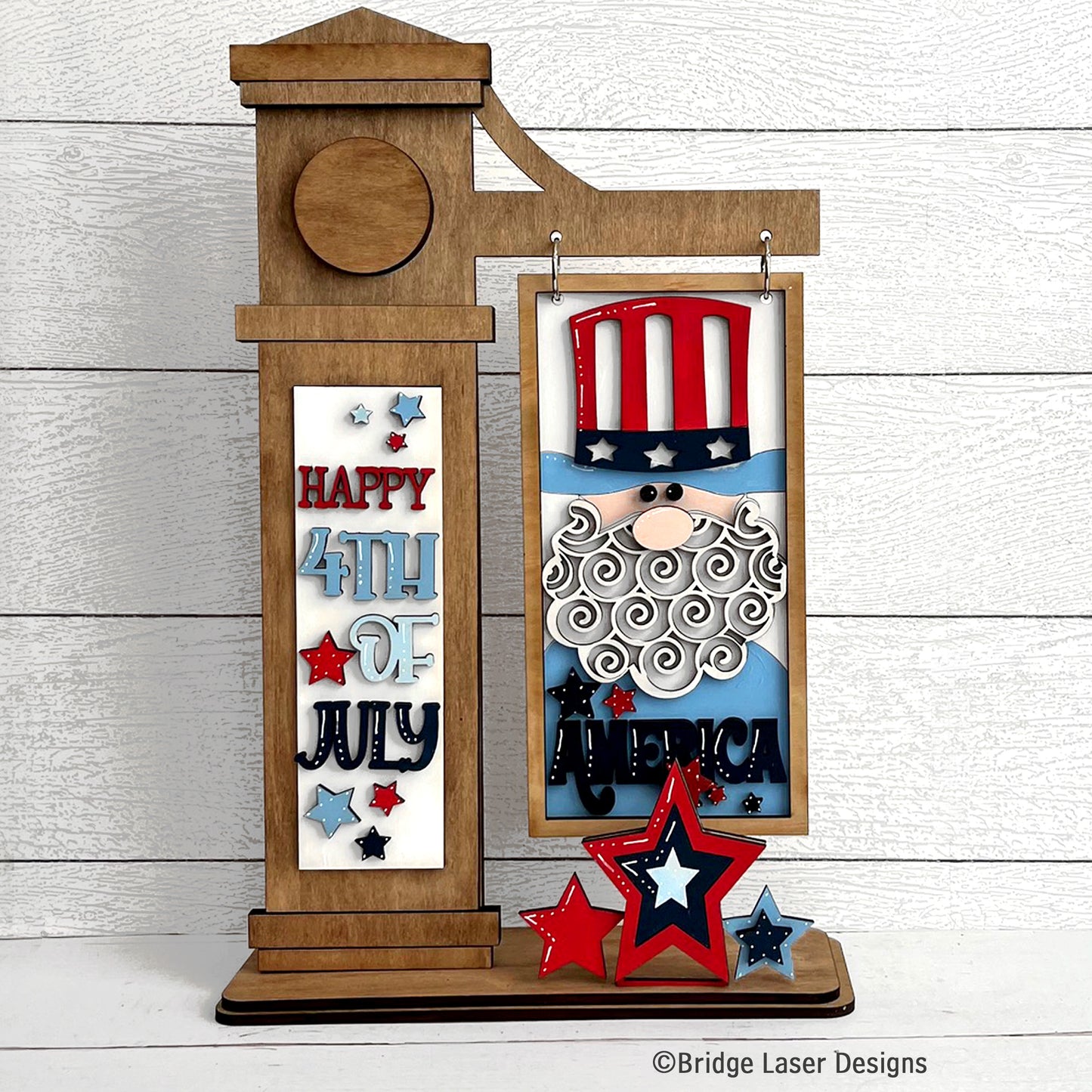 DIY Insert Kit for Post Advent Calendar- Uncle Sam