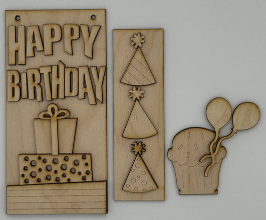 DIY Insert Kit for Post Advent Calendar- Birthday