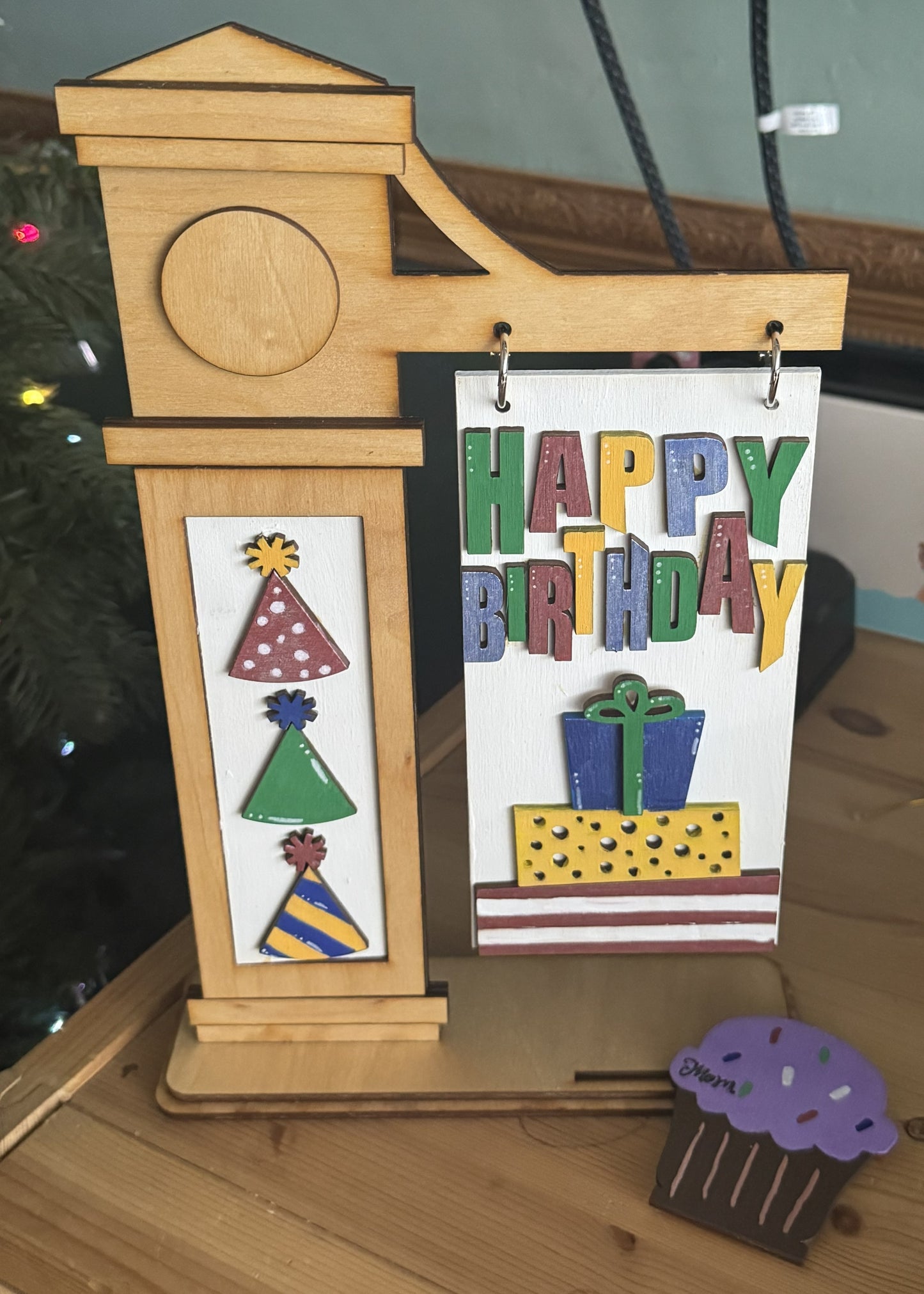 DIY Insert Kit for Post Advent Calendar- Birthday Cupcake