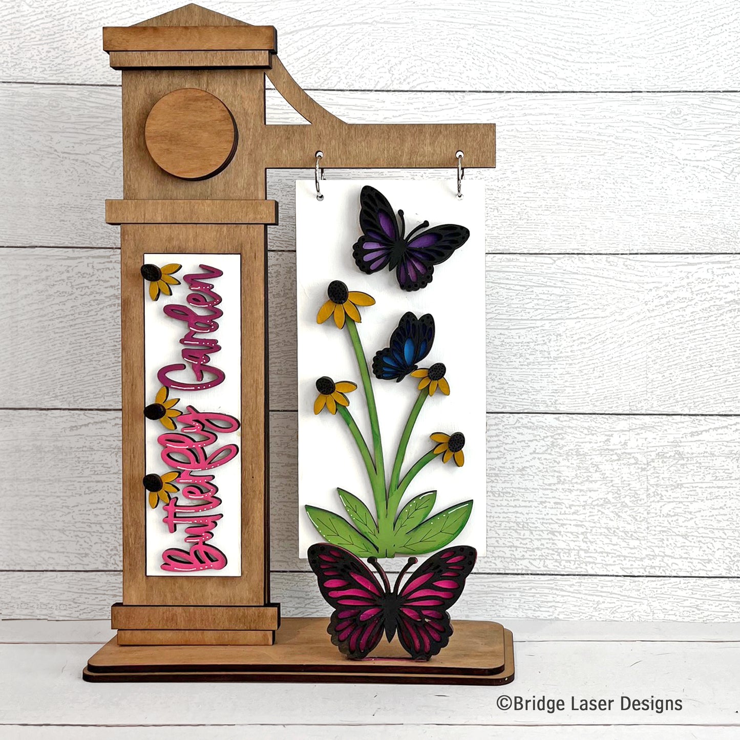 DIY Insert Kit for Post Advent Calendar- Spring Butterfly Garden