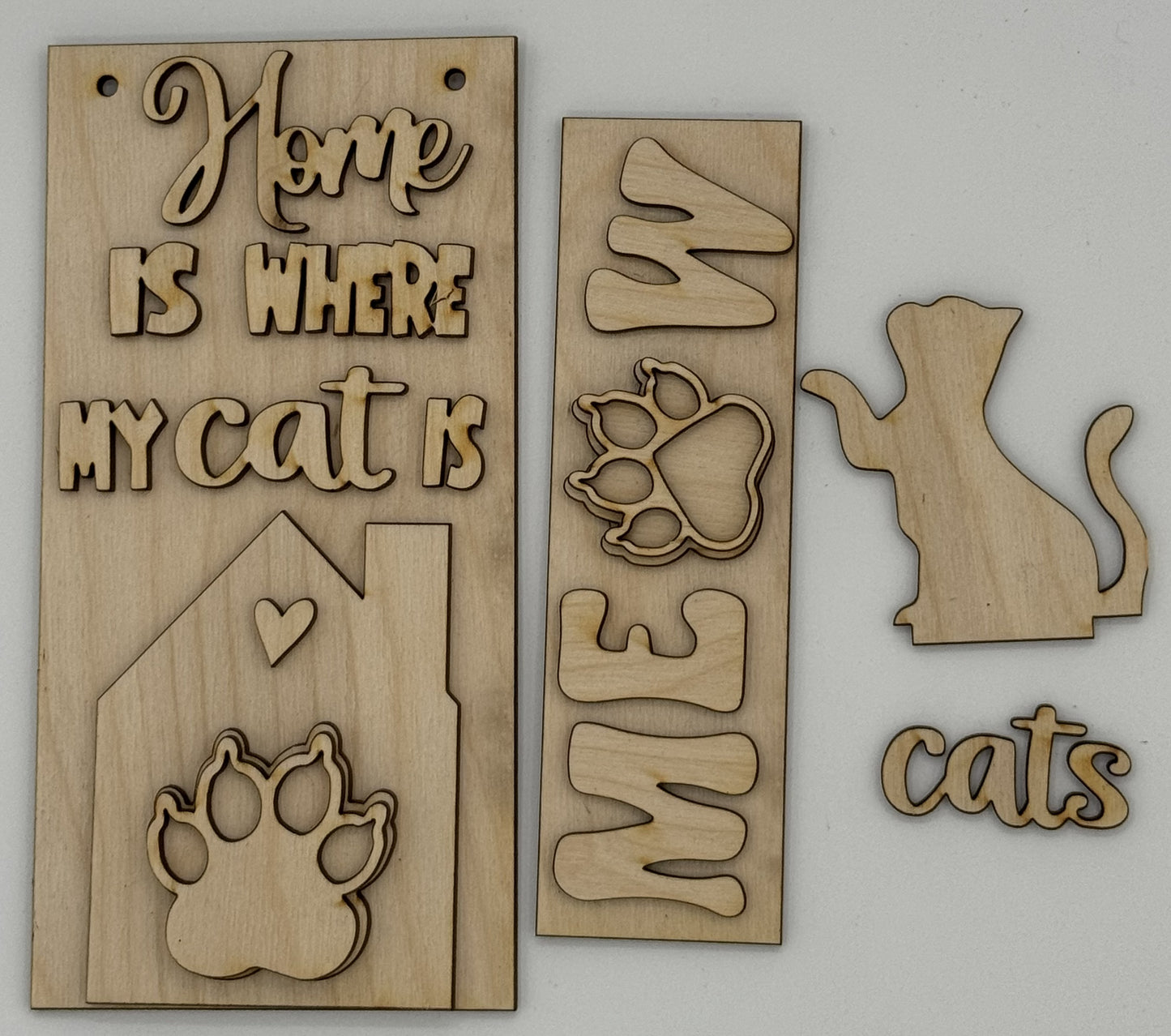 DIY Insert Kit for Post Advent Calendar- Cats