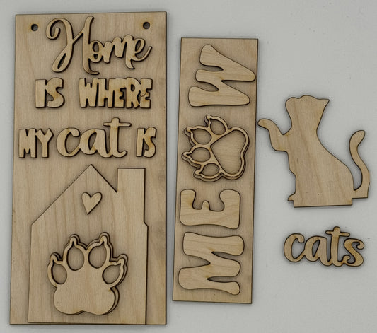 DIY Insert Kit for Post Advent Calendar- Cats