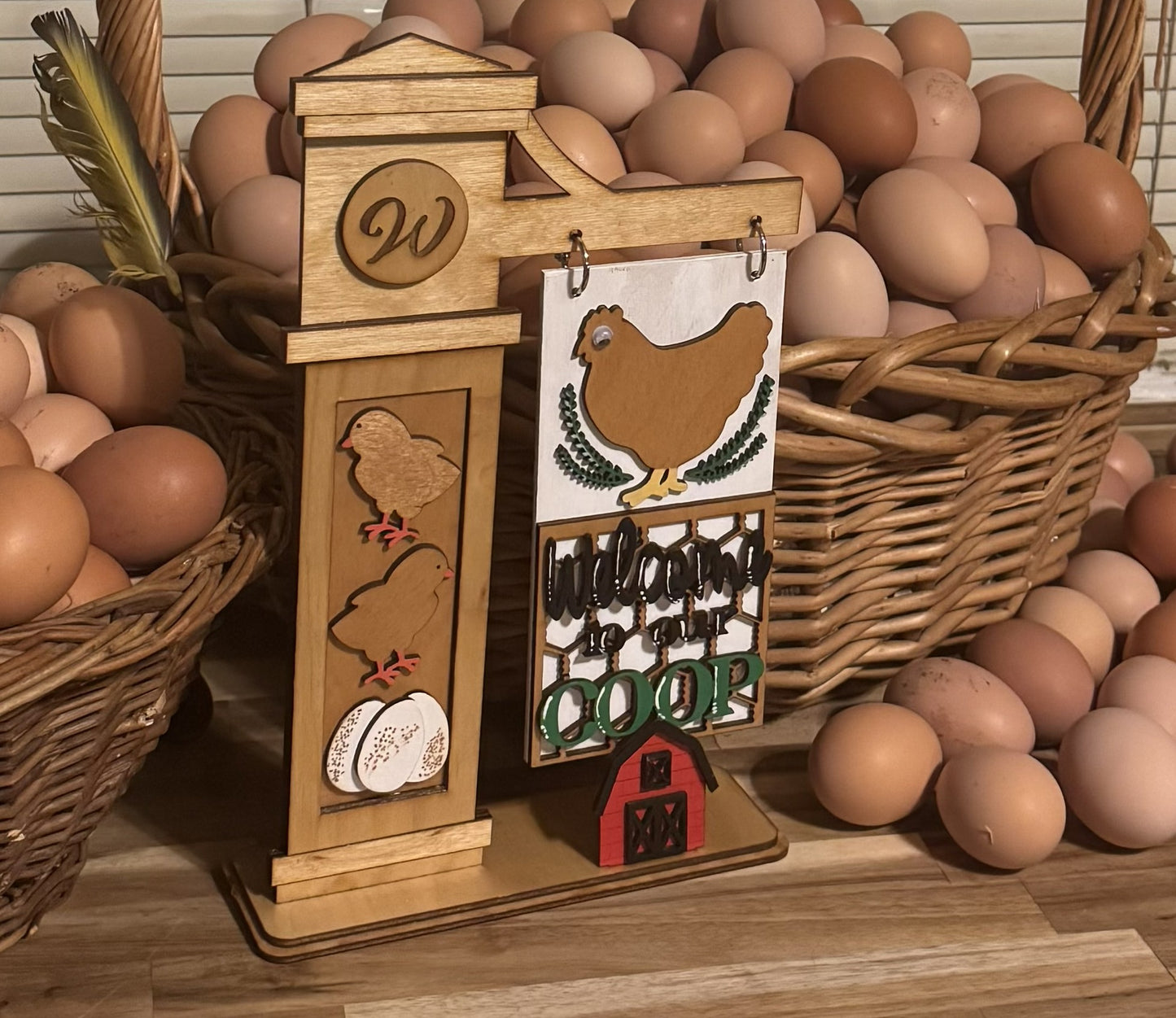 DIY Insert Kit for Post Advent Calendar- Chicken