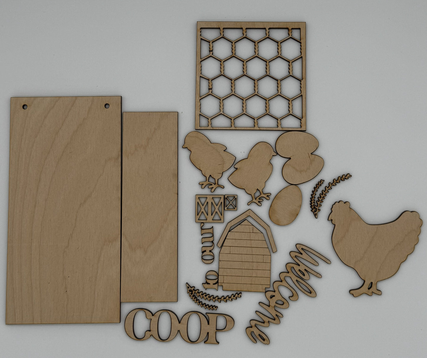 DIY Insert Kit for Post Advent Calendar- Chicken