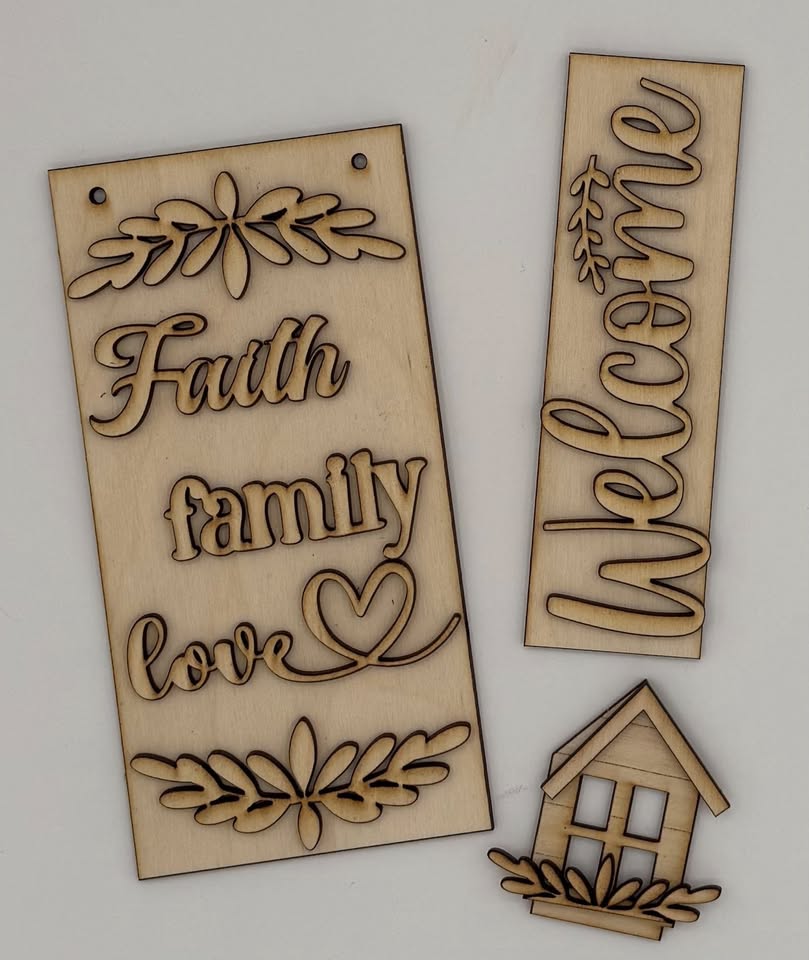 DIY Insert Kit for Post Advent Calendar- Faith, Family, Love