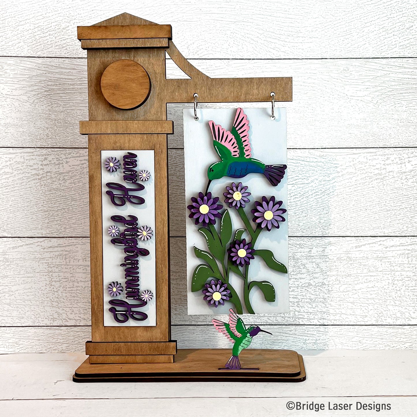 DIY Insert Kit for Post Advent Calendar- Spring Hummingbird