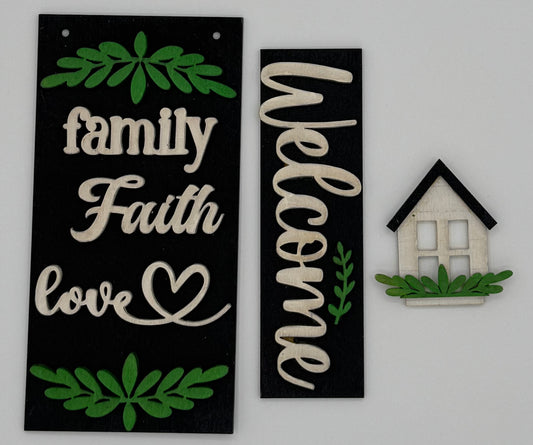 Insert Kit for Post Advent Calendar- Faith, Family, Love