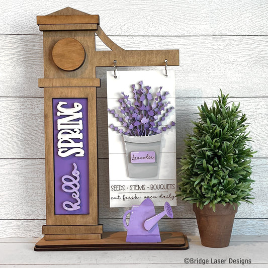 DIY Insert Kit for Post Advent Calendar- Spring Lavender