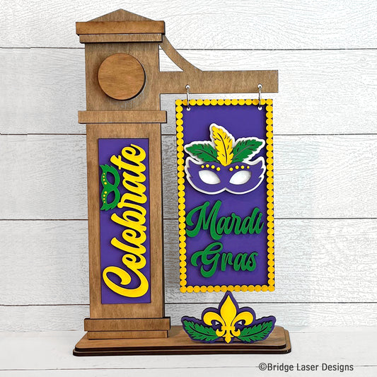 DIY Insert Kit for Post Advent Calendar- Mardi Gras