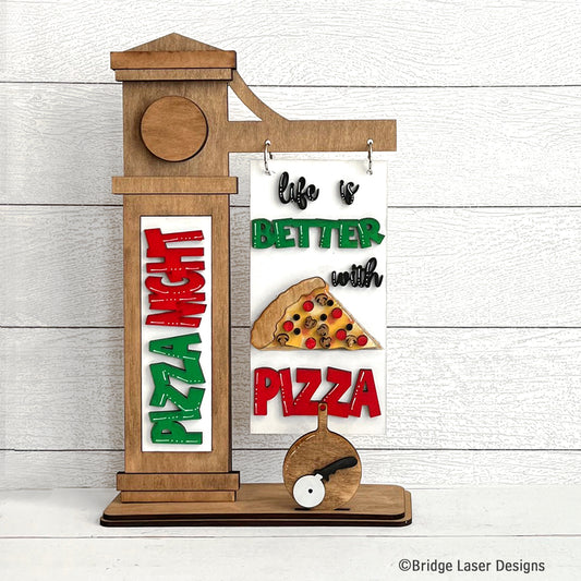 DIY Insert Kit for Post Advent Calendar- Pizza Night