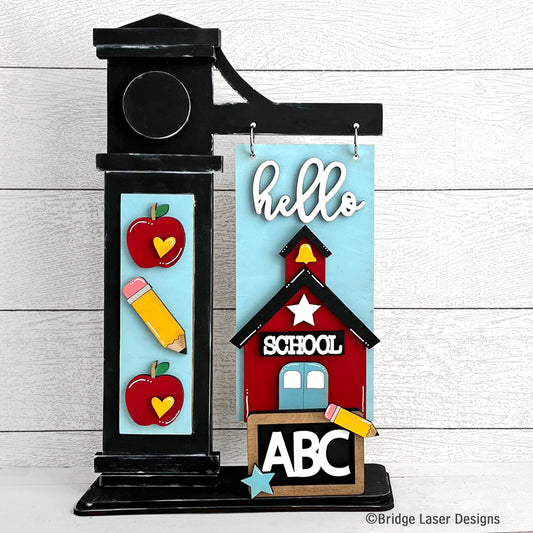 DIY Insert Kit for Post Advent Calendar- School Days