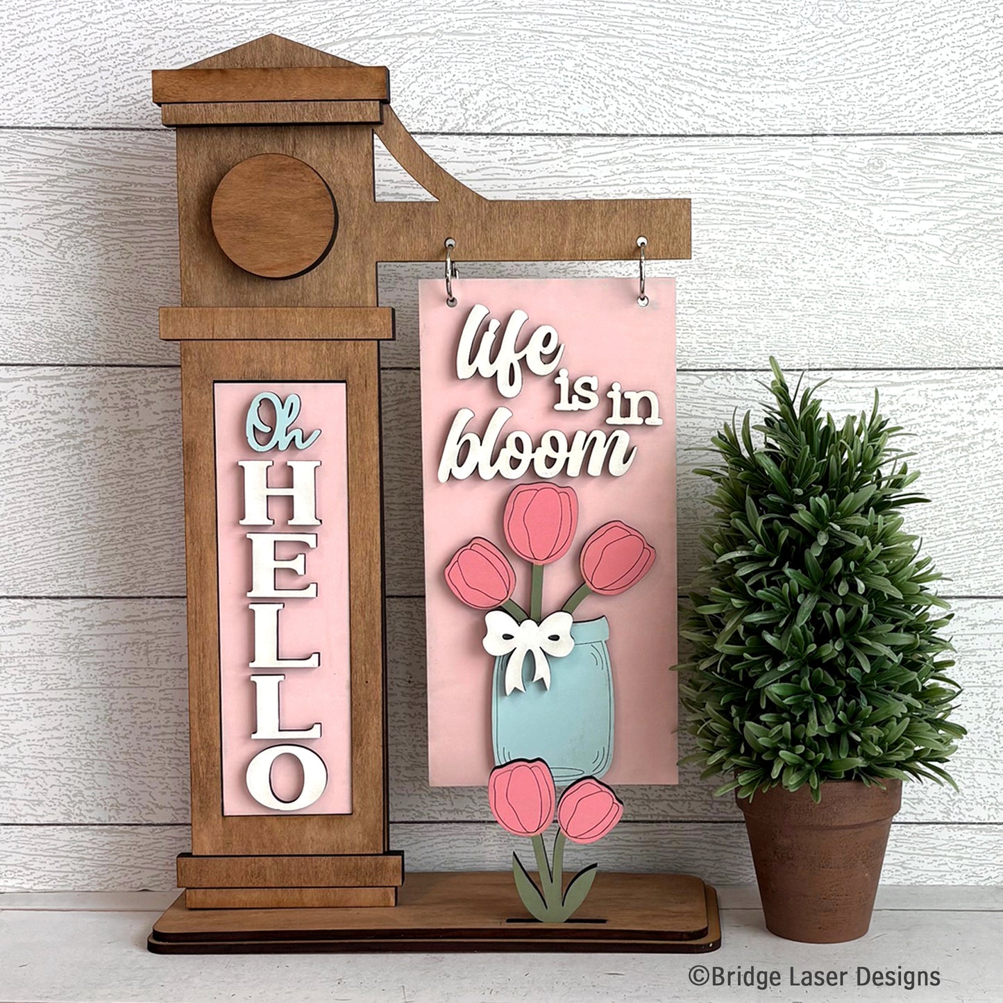 DIY Insert Kit for Post Advent Calendar- Spring Tulips