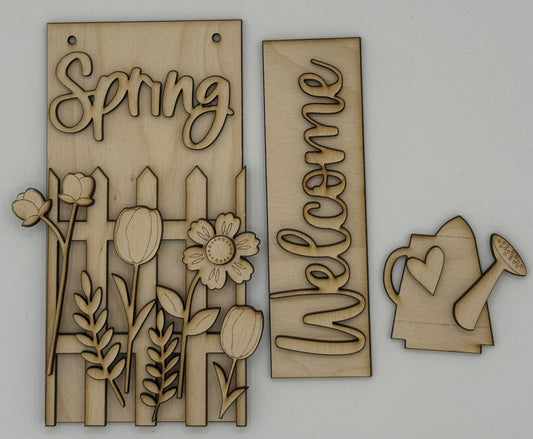 DIY Insert Kit for Post Advent Calendar- Spring Flowers