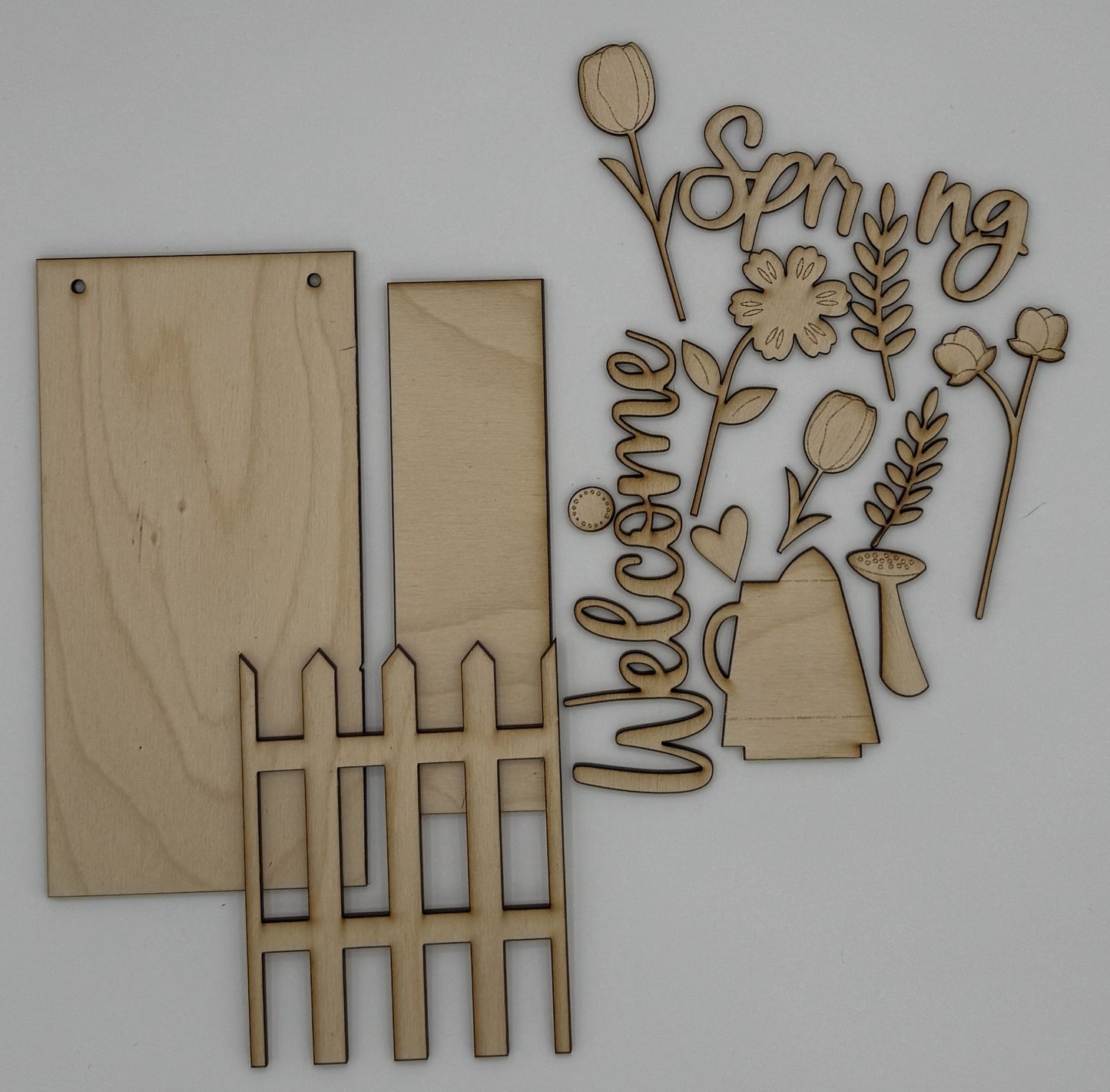 DIY Insert Kit for Post Advent Calendar- Spring Flowers