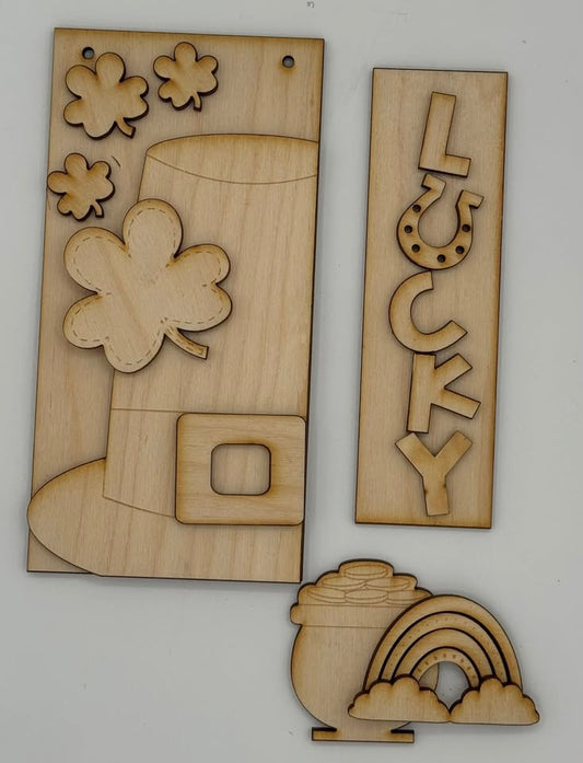 DIY Insert Kit for Post Advent Calendar- St. Patricks' Day Hat