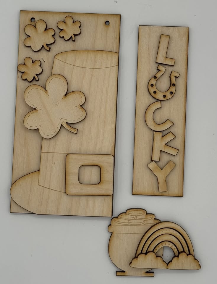 DIY Insert Kit for Post Advent Calendar- St. Patricks' Day Leprechaun