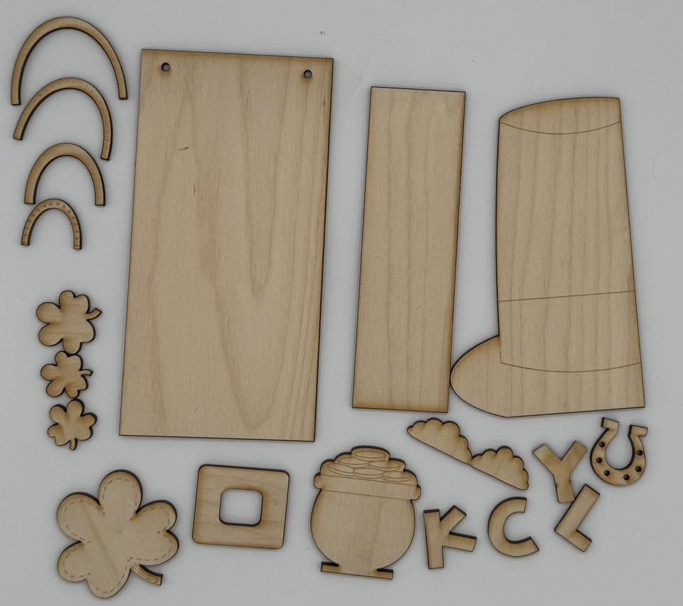 DIY Insert Kit for Post Advent Calendar- St. Patricks' Day Hat