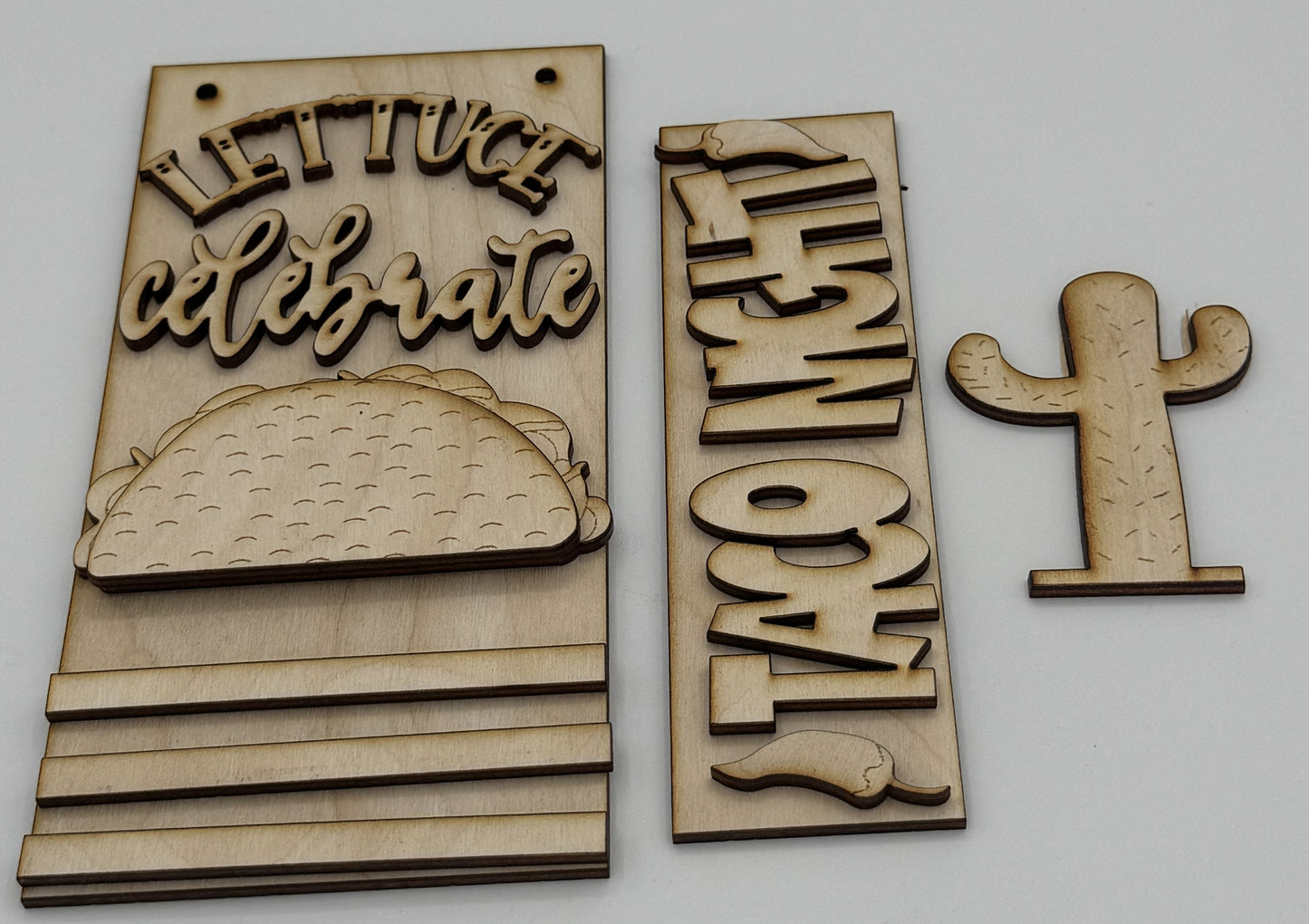 DIY Insert Kit for Post Advent Calendar- Taco Night
