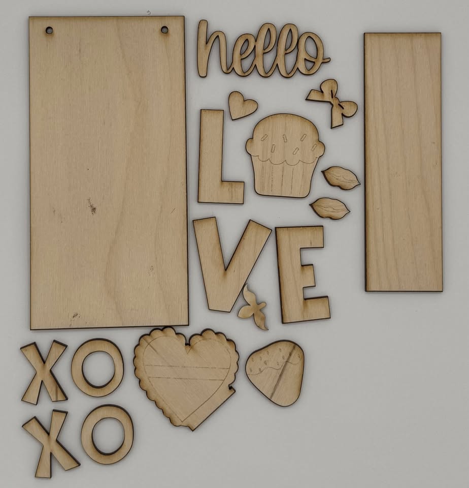 DIY Insert Kit for Post Advent Calendar- Valentine Hearts