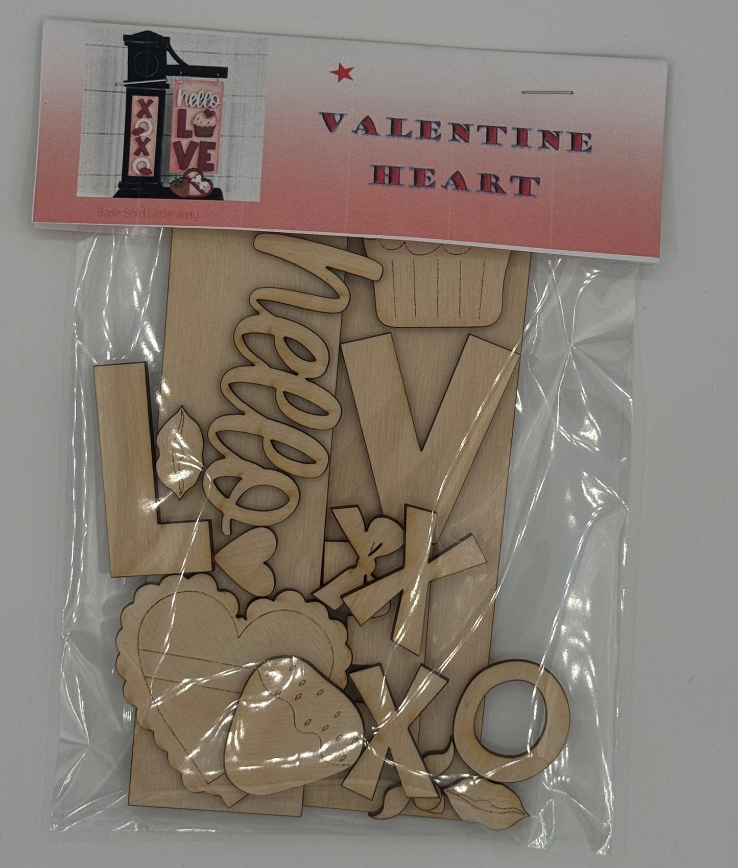 DIY Insert Kit for Post Advent Calendar- Valentine Hearts