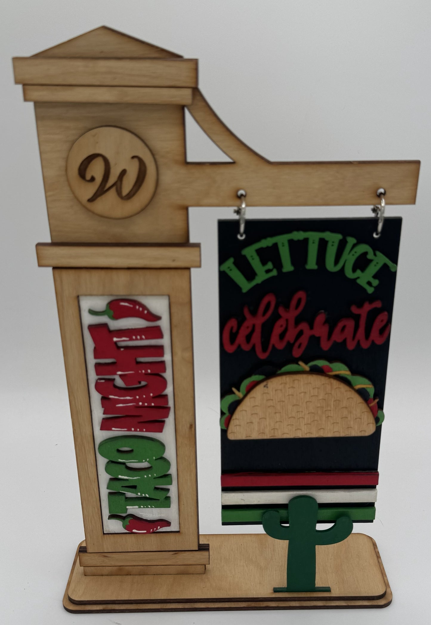 DIY Insert Kit for Post Advent Calendar- Taco Night